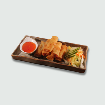 04. VEGETARISCHE FRÜHLINGSROLL e,f