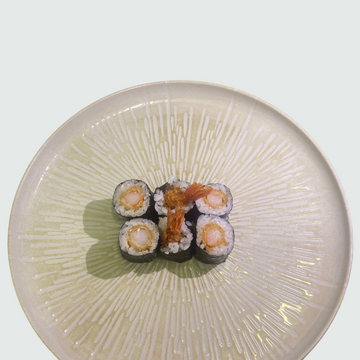 34. MAKI - TEMPURA GARNELEN f,e